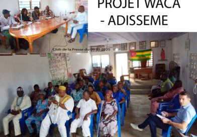 Club de la Presse du 09 01 2026 – Projet WACA- ADISSEME